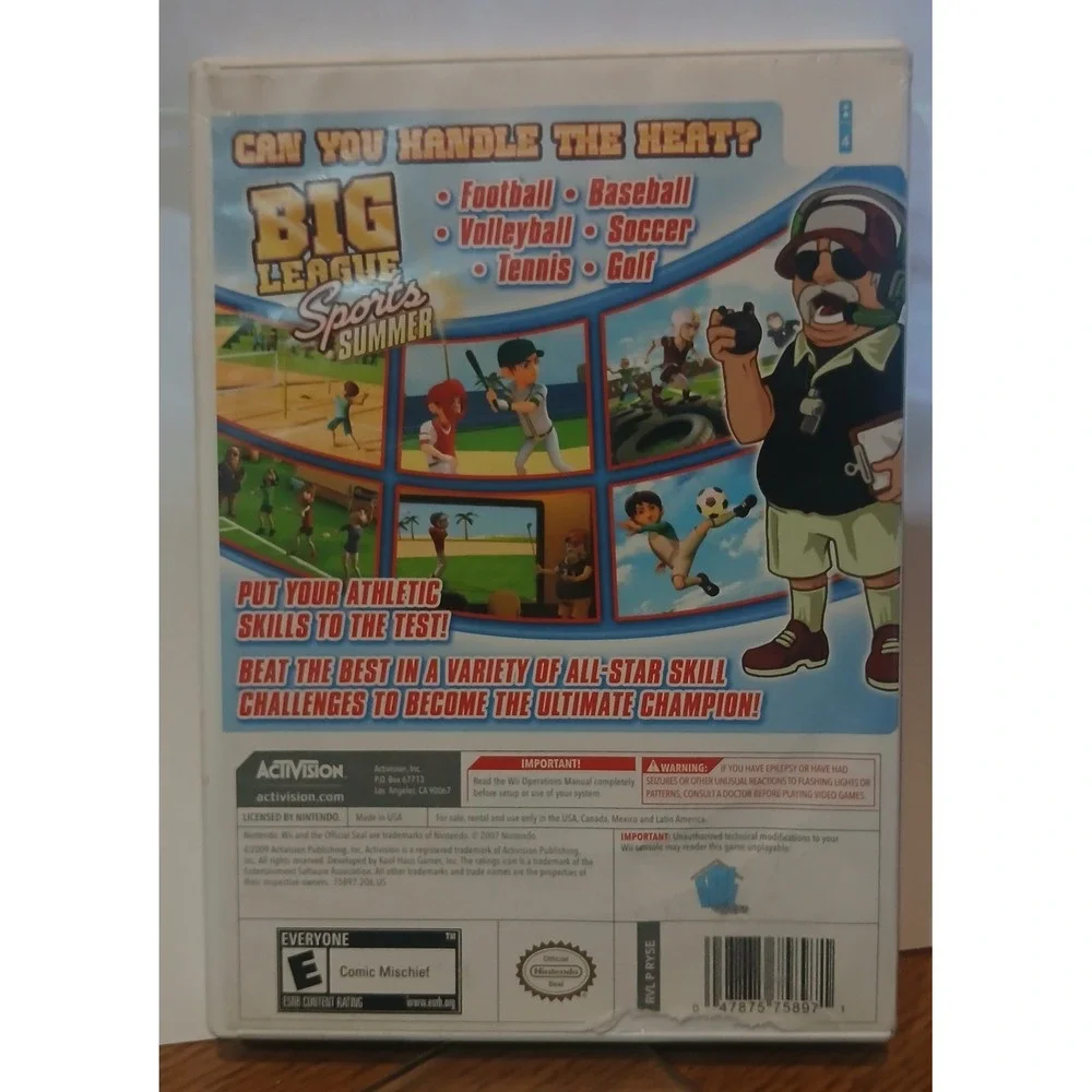Big League Sports: Summer‎ (Nintendo Wii, 2009)